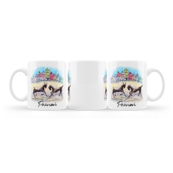 Kubek Poznań. Poznańskie koziołki na kubeczku.