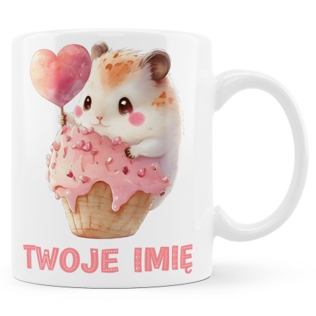 Kubek z chomikiem z Twoim imieniem