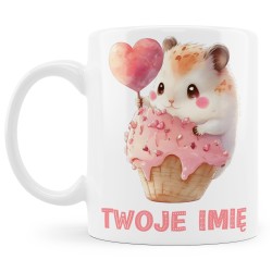 Kubek z chomikiem z Twoim imieniem