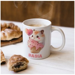 Kubek z chomikiem z Twoim imieniem