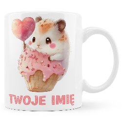 Kubek z chomikiem z Twoim imieniem