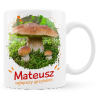 Kubek Najlepszego Grzybiarza z Twoim imieniem