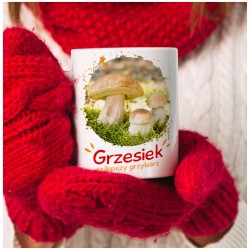Kubek Najlepszego Grzybiarza z Twoim imieniem