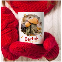 Kubek Najlepszego Grzybiarza z Twoim imieniem