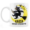 Kubek z czarownicą personalizowany „Wieczory spędzam tak”