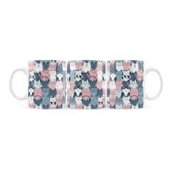 Kubek z kolorowymi kotami – idealny dla kociarzy!