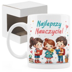 Kubek Najlepszy Nauczyciel - Prezent na Dzień Nauczyciela