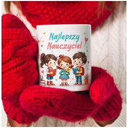 Kubek Najlepszy Nauczyciel - Prezent na Dzień Nauczyciela