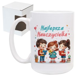 Kubek Najlepsza Nauczycielka - Prezent na Dzień Nauczyciela