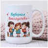 Kubek Najlepsza Nauczycielka - Prezent na Dzień Nauczyciela