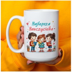 Kubek Najlepsza Nauczycielka - Prezent na Dzień Nauczyciela
