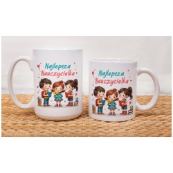 Kubek Najlepsza Nauczycielka - Prezent na Dzień Nauczyciela