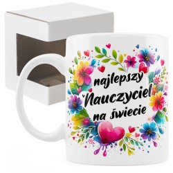 Kubek Najlepszy Nauczyciel na Świecie – Prezent na Dzień Nauczyciela
