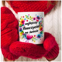 Kubek Najlepszy Nauczyciel na Świecie – Prezent na Dzień Nauczyciela