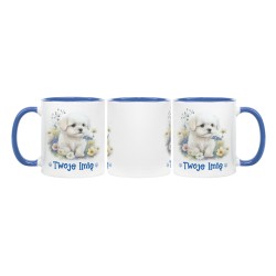 Kubek z maltańczykiem – personalizowany