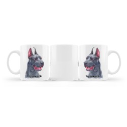 Kubek z psem rasy Dog Niemiecki. Wzór 3.